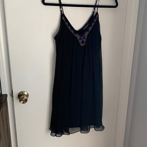 Express black dress with beading
